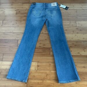 NWT True Religion Becca Crystal Bootcut Jeans Light Wash, size 29